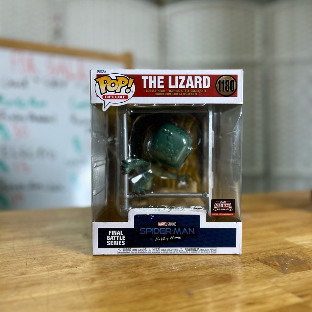 Funko Pop Deluxe The Lizard 1180 Spider-Man No Way Home Target Con Exclusive